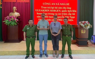 Công an TP.HCM bắt giữ người giúp việc trộm tài sản của người nước ngoài 