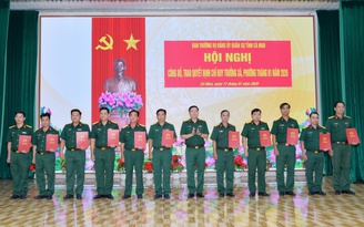 Cà Mau điều động, bổ nhiệm 64 chỉ huy trưởng Ban CHQS xã phường