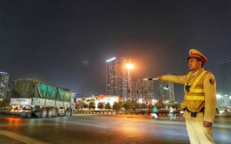 Cục CSGT phân luồng phục vụ Đại hội XIV của Đảng