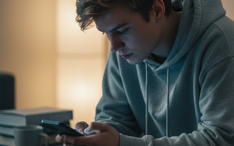 Ngồi cúi đầu dùng smartphone lâu: Vì sao dễ gây đau mỏi cổ và chóng mặt?