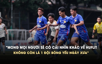 Hậu vệ HUFLIT thừa nhận chủ quan trên thế thắng, quyết đấu Trường ĐH Tôn Đức Thắng để giành vé play-off