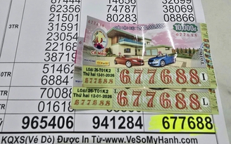 Nhờ dãy số đẹp, nữ công nhân trúng 4 tỉ xổ số miền Nam đài Cà Mau