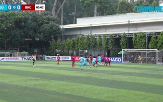 Highlight Trường ĐH Sài Gòn (SGU) 2-0 Trường CĐ Bách Khoa Sài Gòn (BKC): Hoàng Nhật lập cú đúp