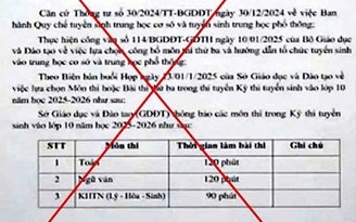 Xác minh, xử lý nguồn phát tán văn bản giả mạo Sở GD-ĐT Hà Tĩnh