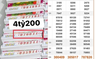 140 tờ trúng 4,2 tỉ xổ số miền Nam ngày 20 tháng 1, đại lý chờ đổi thưởng