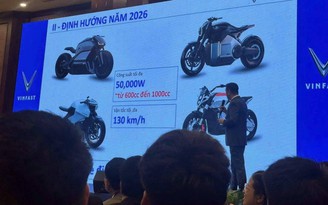 VinFast sắp trình làng mô tô điện, mạnh ngang xe xăng 1.000 phân khối?
