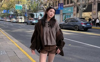 Dạo phố đầy phá cách với quần shorts cùng áo khoác
