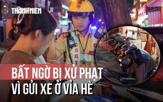 Sử dụng vỉa hè giữ xe không phép, nhiều bãi xe ở trung tâm TP.HCM bị xử phạt