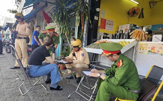 Vì sao CSGT ghi hình phạt nguội xe máy đậu trên vỉa hè ở Vũng Tàu?