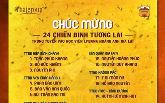 Lê Huỳnh Đức trúng tuyển Học viện HAGL