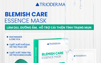 Trioderma ra mắt dòng mask mới dành riêng cho da dầu mụn cùng công thức đột phá