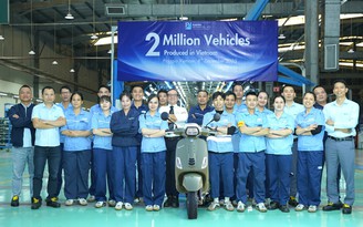 Piaggio Việt Nam cán mốc 2 triệu xe, nâng tầm vị thế sản xuất toàn cầu