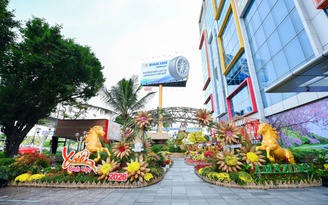 Khai mạc đường hoa Vũ khúc Xuân Bính Ngọ cửa ngõ sân bay Tân Sơn Nhất