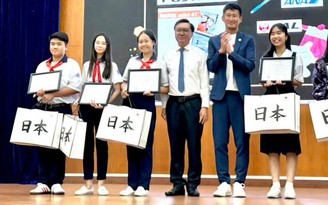 Tăng gấp đôi số học sinh TP.HCM thi hùng biện tiếng Nhật