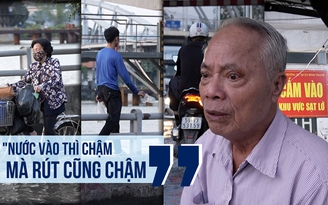 Triều cường ngày đầu năm ở TP.HCM, người dân lo ngập và sạt lở