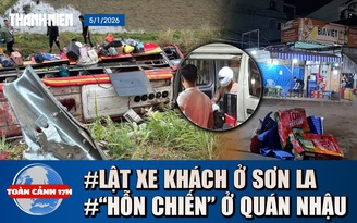 Toàn cảnh 17h: Lời khai tài xế vụ lật xe khách ở Sơn La | 'Hỗn chiến' ở quán nhậu lúc tính tiền