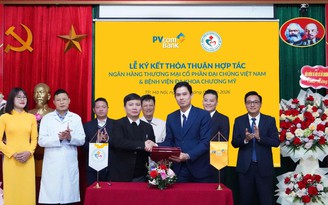 PVcomBank hợp tác Bệnh viện Đa khoa Chương Mỹ: Thúc đẩy thanh toán không dùng tiền mặt