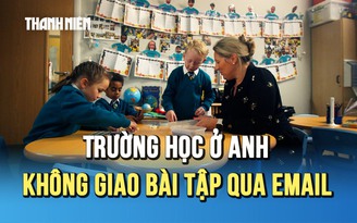 Trường học ở Anh hạn chế thiết bị điện tử và không giao bài tập qua email
