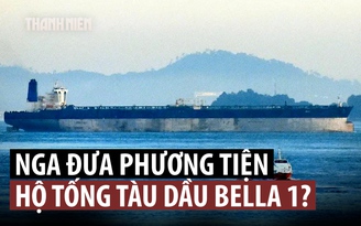 Tàu ngầm Nga hộ tống tàu dầu đang bị Mỹ truy đuổi?