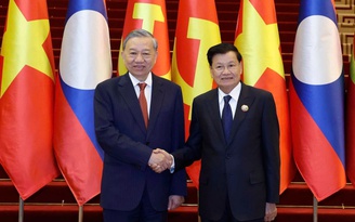 Tổng Bí thư Tô Lâm gửi thư chúc mừng ông Thongloun Sisoulith tái đắc cử Tổng Bí thư Lào