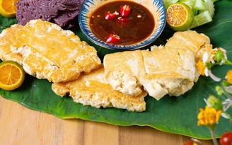 Chiên đậu phụ ấn bẹp được nhiều chị em thử: Vỏ giòn rụm, ruột mềm béo