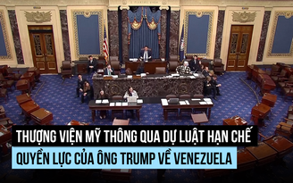 Thượng viện Mỹ tìm cách 'hãm phanh' quyền lực ông Trump về Venezuela