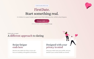 Chính phủ Singapore làm 'mai mối', ra mắt app hẹn hò