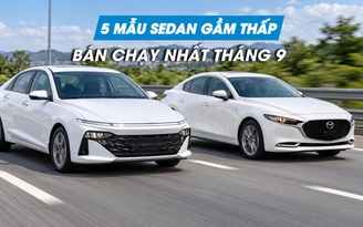 5 mẫu sedan được người Việt mua nhiều nhất tháng 9.2026