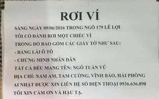 Mất ví đã 10 năm, người đàn ông bất ngờ nhận lại nguyên 20 triệu đồng