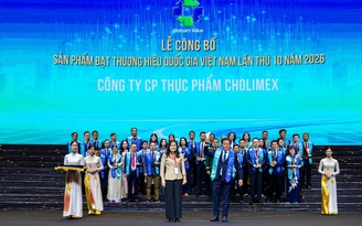 Sản phẩm Cholimex Food đạt chứng nhận Thương hiệu quốc gia Việt Nam 2026