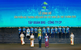 Bốn sản phẩm của Tập đoàn BRG được vinh danh Thương hiệu quốc gia Việt Nam 2026