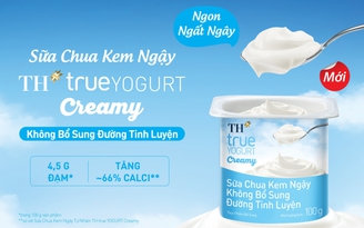 TH ra mắt sữa chua kem ngậy không bổ sung đường tinh luyện TH true YOGURT Creamy TH ra mắt sữa chua kem ngậy không bổ sung đường tinh luyện TH true YOGURT Creamy