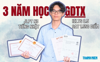 Bất ngờ nam sinh GDTX chinh phục IELTS 8.5, điểm SAT thuộc top 1% thế giới