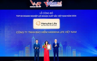 Hanwha Life tự hào vào Top 50 Doanh nghiệp lợi nhuận xuất sắc Việt Nam 2026