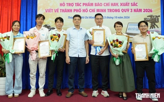 TP.HCM khen thưởng 70 tác phẩm xuất sắc trong quý 3/2026