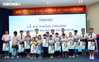 Hơn 2,4 tỉ đồng bảo trợ trẻ mồ côi