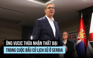 Ông Vucic thừa nhận thất bại trong cuộc bầu cử lịch sử ở Serbia