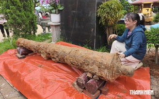 Bộ súng thần công thành Điện Hải chờ đánh thức