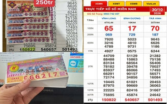 Xổ số miền Nam ngày 30 tháng 10: Mua kiểu ‘giăng lưới’, trúng lớn đài Vĩnh Long Xổ số miền Nam ngày 30 tháng 10: Mua kiểu ‘giăng lưới’, trúng lớn đài Vĩnh Long