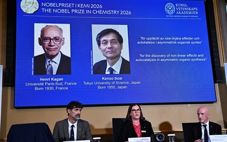 Nobel Hóa học vinh danh đột phá sản xuất thuốc an toàn