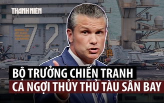 Bộ trưởng Chiến tranh ca ngợi thủy thủ tàu sân bay, Mỹ cân nhắc nối lại tấn công Iran