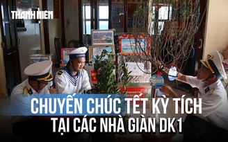 Mang xuân từ đất liền đến các nhà giàn DK1