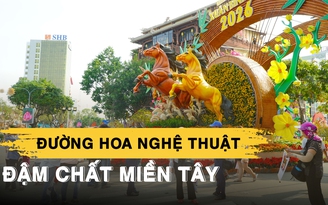 Chiêm ngưỡng đường hoa nghệ thuật ở Cần Thơ Tết Bính Ngọ 2026