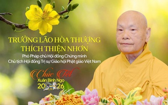 Phó pháp chủ Giáo hội Phật giáo Việt Nam: An lạc, hòa hợp, đoàn kết để 'mã đáo thành công'