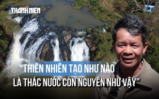 [FLYCAM] Xiêu lòng vẻ hoang sơ ở thác nước cao nguyên ngày đầu năm