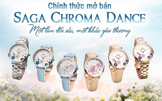 Kỳ lạ, mẫu đồng hồ Saga Chroma Dance đổi màu đang gây sốt dịp 8.3