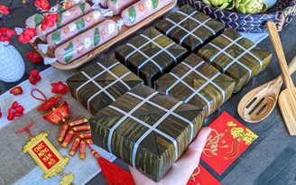 Ở Mỹ không có khuôn gói bánh chưng, mẹ Việt nghĩ cách thay thế đầy bất ngờ