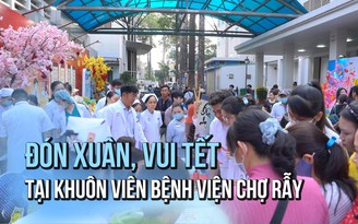 Đường hoa xuân Bệnh viện Chợ Rẫy: ‘Liều thuốc’ tinh thần cho bệnh nhân xa nhà