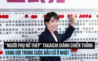 'Bà đầm sắt' Nhật Bản Takaichi giành chiến thắng bầu cử vang dội