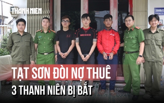 Đi từ An Giang lên TP.HCM để tạt sơn đòi nợ thuê